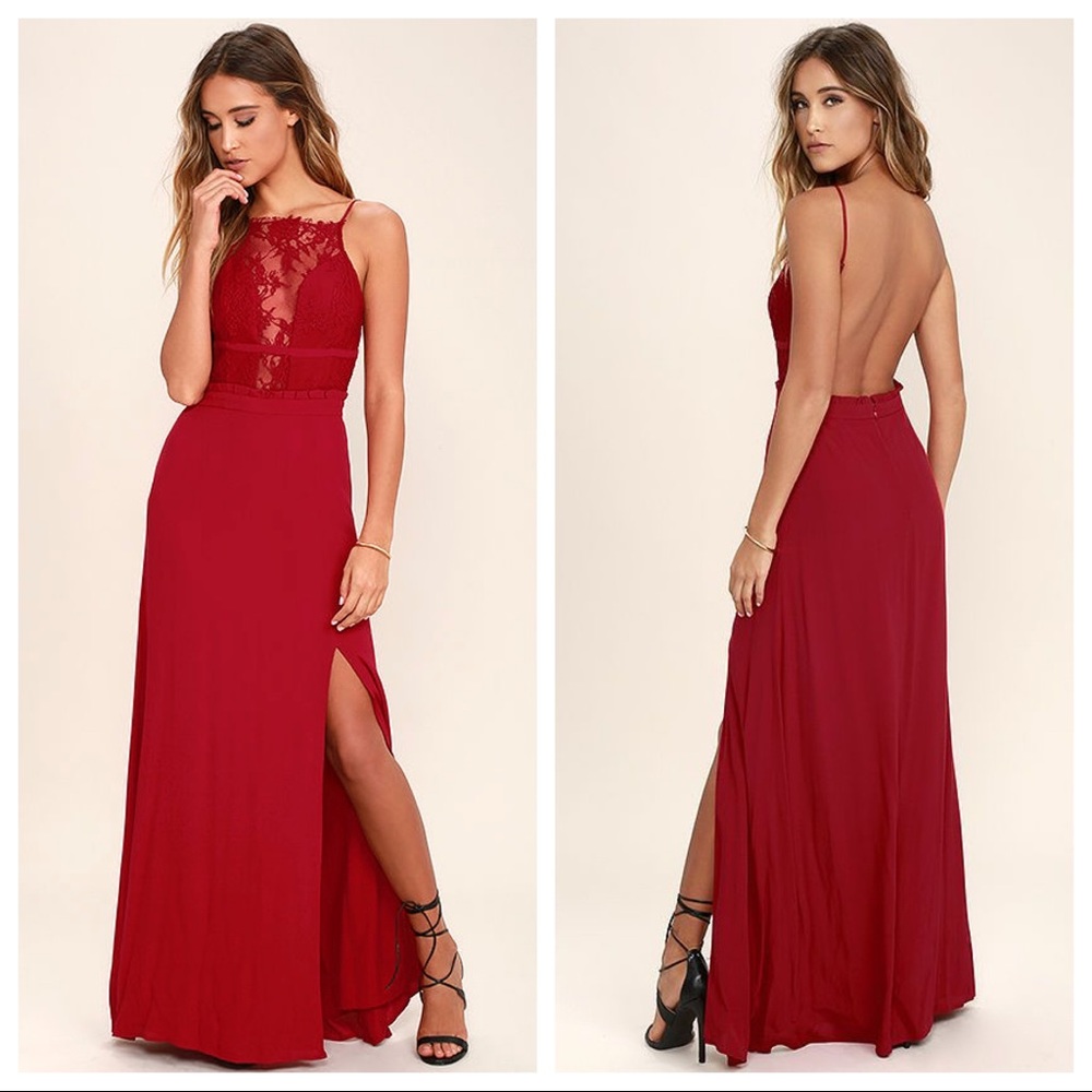 Revolve NBD Stephanie Rad Lace Maxi Dress